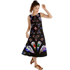 Arcelona Cathedral Spain Summer Maxi Dress