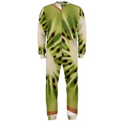 Kiwi Fruit Fresh Green Tasty Food Onepiece Jumpsuit (men)  by Simbadda