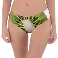 Kiwi Fruit Fresh Green Tasty Food Reversible Classic Bikini Bottoms by Simbadda