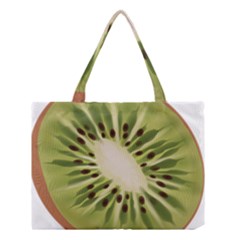 Kiwi Fruit Fresh Green Tasty Food Medium Tote Bag by Simbadda