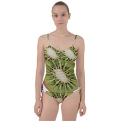 Kiwi Fruit Fresh Green Tasty Food Sweetheart Tankini Set by Simbadda