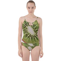 Kiwi Fruit Fresh Green Tasty Food Cut Out Top Tankini Set by Simbadda