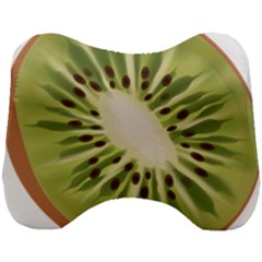 Kiwi Fruit Fresh Green Tasty Food Head Support Cushion by Simbadda