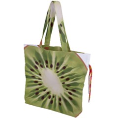 Kiwi Fruit Fresh Green Tasty Food Drawstring Tote Bag by Simbadda