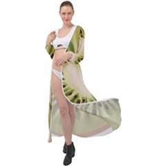 Kiwi Fruit Fresh Green Tasty Food Maxi Chiffon Beach Wrap