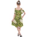 Kiwi Fruit Fresh Green Tasty Food Kids  Cut Out Shoulders Chiffon Dress View2