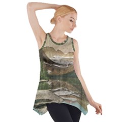 Glacier National Park Scenic View Side Drop Tank Tunic by Simbadda