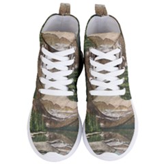 Glacier National Park Scenic View Women s Lightweight High Top Sneakers by Simbadda