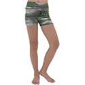 Glacier National Park Scenic View Kids  Lightweight Velour Yoga Shorts View1