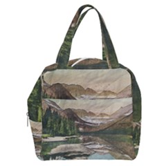 Glacier National Park Scenic View Boxy Hand Bag by Simbadda