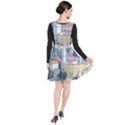 Architecture Old Sky Travel Plunge Pinafore Dress View2