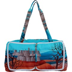 Castle Landscape Mountains Hills Multi Function Bag by Simbadda