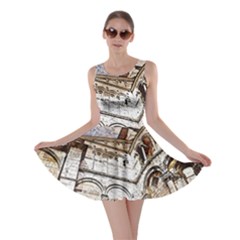 Building Architecture Columns Skater Dress by Simbadda