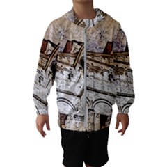 Building Architecture Columns Kids  Hooded Windbreaker by Simbadda