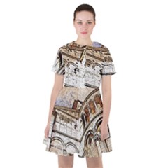 Building Architecture Columns Sailor Dress by Simbadda