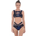 Lunar Landscape Star Brown Dwarf Bandaged Up Bikini Set  View1