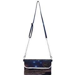 Lunar Landscape Star Brown Dwarf Mini Crossbody Handbag by Simbadda