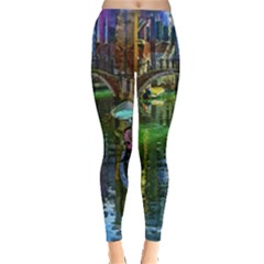 Venice City Italy Architecture Leggings  by Simbadda