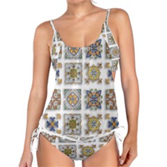 Abstract Texture Artistic Art Tankini Set by Simbadda