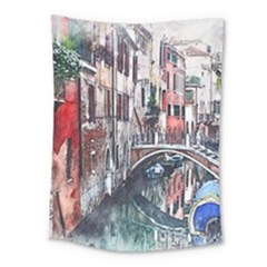 Venice Water Laguna Italy Medium Tapestry by Simbadda