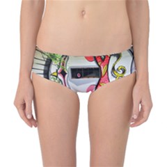 Clown Murals Figure Wall Human Classic Bikini Bottoms by Simbadda