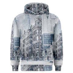 City Building Skyscraper Town Men s Overhead Hoodie by Simbadda