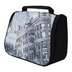 City Building Skyscraper Town Full Print Travel Pouch (small) by Simbadda