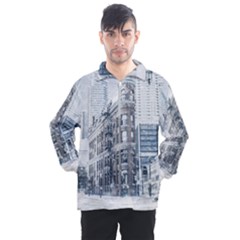 City Building Skyscraper Town Men s Half Zip Pullover