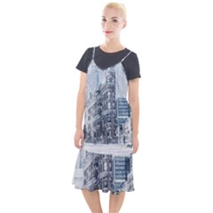 City Building Skyscraper Town Camis Fishtail Dress by Simbadda