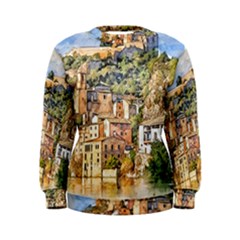 Architecture Town Travel Water Women s Sweatshirt by Simbadda