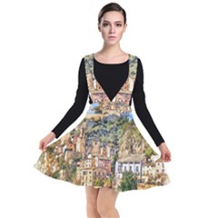 Architecture Town Travel Water Plunge Pinafore Dress