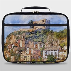 Architecture Town Travel Water Full Print Lunch Bag by Simbadda