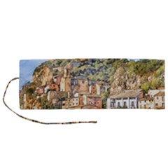 Architecture Town Travel Water Roll Up Canvas Pencil Holder (m)