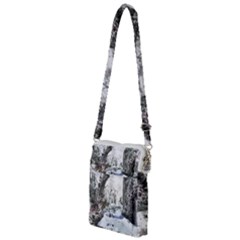 Tree Waterfall Landscape Nature Multi Function Travel Bag by Simbadda