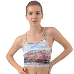 Architecture City Buildings River Mini Tank Bikini Top