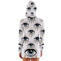 Eyes pattern Long Sleeve Hooded T-shirt View2