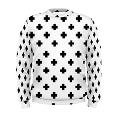 Swiss Cross Pattern Men s Sweatshirt