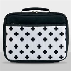 Swiss Cross Pattern Lunch Bag by Valentinaart