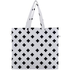 Swiss Cross Pattern Canvas Travel Bag by Valentinaart