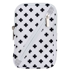 Swiss Cross Pattern Belt Pouch Bag (large)