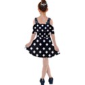 Swiss Cross Pattern Kids  Shoulder Cutout Chiffon Dress View2