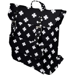 Swiss Cross Pattern Buckle Up Backpack by Valentinaart