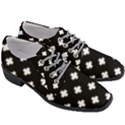 Swiss Cross Pattern Women Heeled Oxford Shoes View3