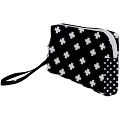 Swiss Cross Pattern Wristlet Pouch Bag (small)