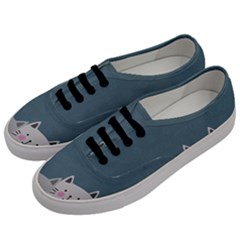 Cute Cats Men s Classic Low Top Sneakers by Valentinaart