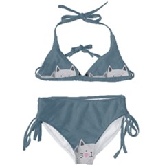 Cute Cats Kids  Classic Bikini Set by Valentinaart