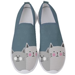 Cute Cats Men s Slip On Sneakers by Valentinaart