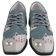 Cute Cats Women Heeled Oxford Shoes