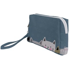 Cute Cats Wristlet Pouch Bag (small) by Valentinaart