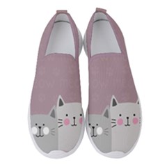 Cute Cats Women s Slip On Sneakers by Valentinaart